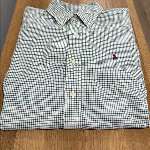 Ralph Lauren Other - Ralph Lauren Men's Checkered Shirt - Green, Brown, and Off-White